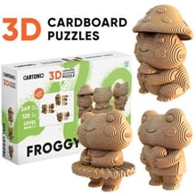 Cartonic 3D Trio Puzzle Eco 3 Βατραχάκια  Παζλ 3D