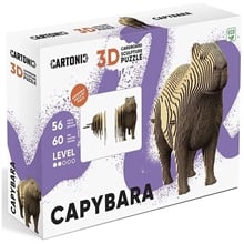 Cartonic 3D Puzzle Eco Καπιμπάρα  Παζλ 3D