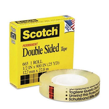 Ταινία Scotch Διπλής Όψεως 665 12mm x 23m