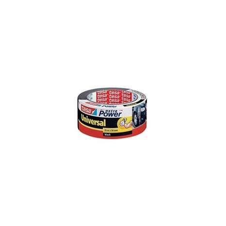 Υφασμάτινη Ταινία Tesa Universal 25mΧ50mm Μαύρη