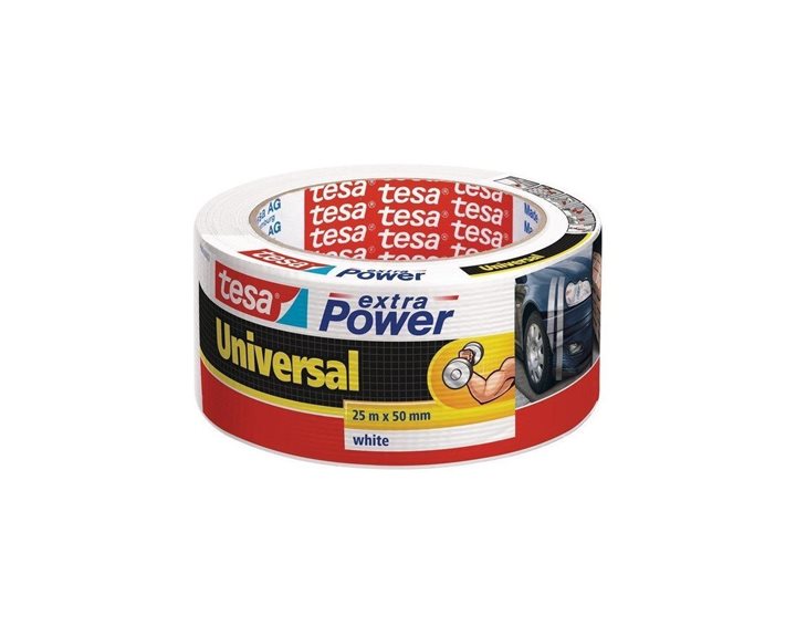 Υφασμάτινη Ταινία Tesa Universal 25mΧ50mm Λευκή