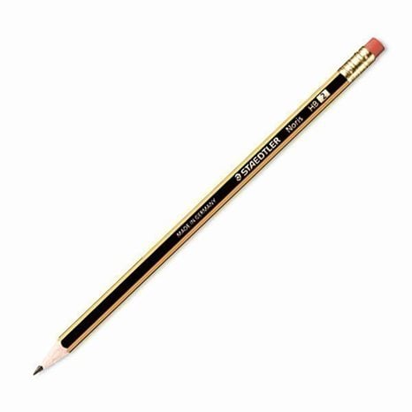 Μολύβι Staedtler Noris 122-2HB Ριγέ Γόμα