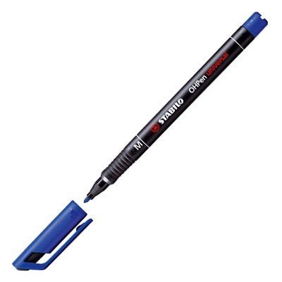 ΜΑΡΚΑΔΟΡΟΣ STABILO OHPEN 1mm MEDIUM ΜΠΛΕ 843/41