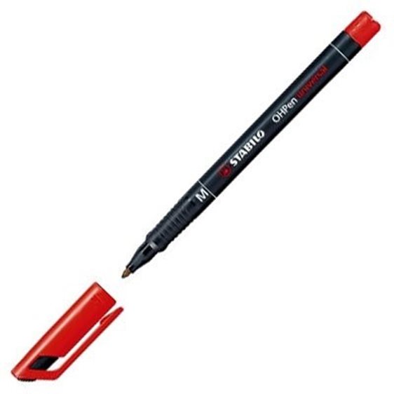 Μαρκαδόρος Stabilo Ohpen 1mm Medium Κόκκινος 843/40
