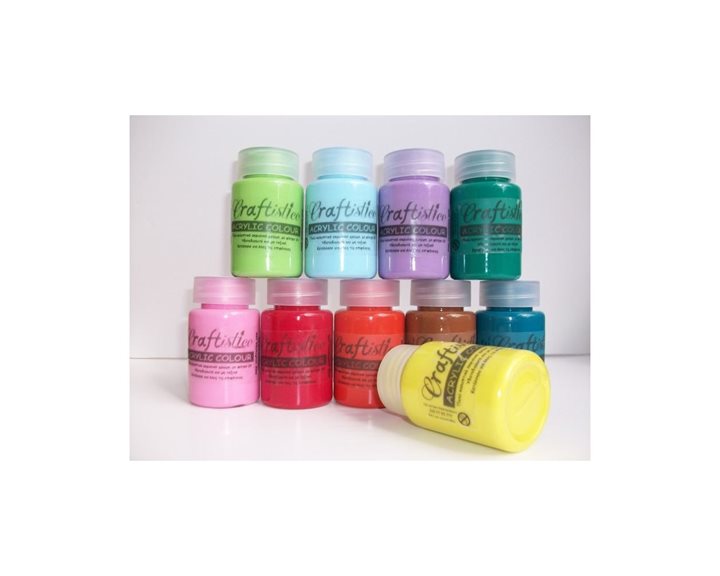 Craftistico 60 ml Ακρυλικό Χρώμα 74 Pearl Bronze