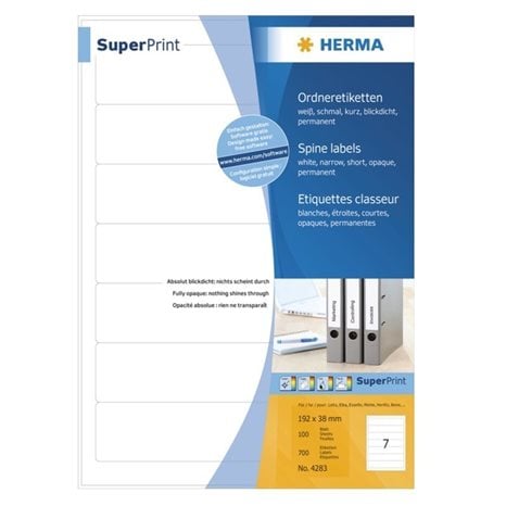 Ετικέτα Herma 192x38 100Φ No4283