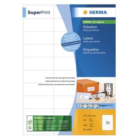 Ετικέτα Herma 70x29.7 100φ. No4456