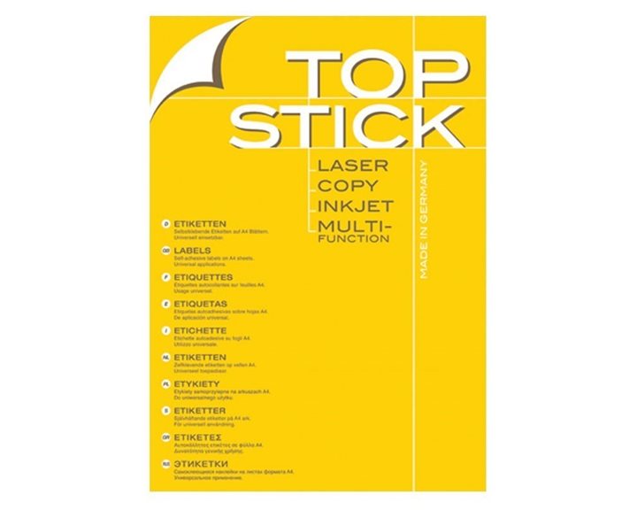Ετικέτα Φωτ/κού TopStick Α4 8705 70.0χ36.0 100φ.