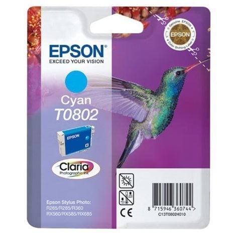 Μελάνι Epson T0802 Cyan C13T08024011