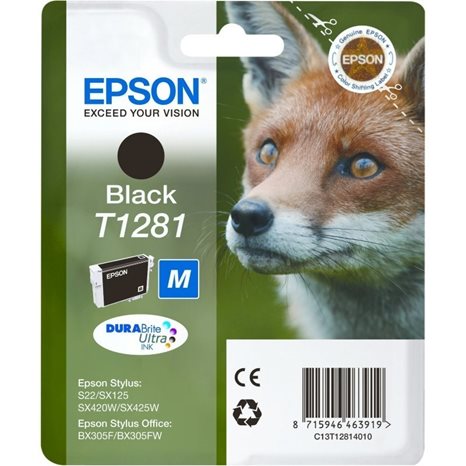 Μελάνι Epson 1281 Black  C13T12814012