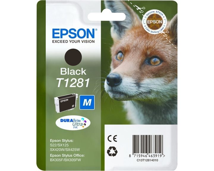 Μελάνι Epson 1281 Black  C13T12814012