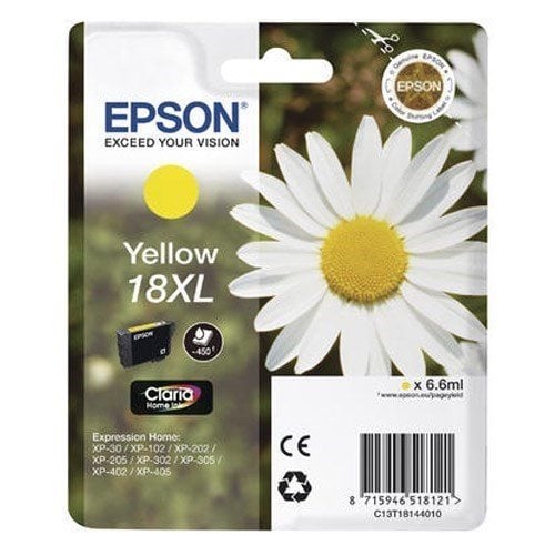 Μελάνι Epson 18XL Yellow 450pgs C13T18144012