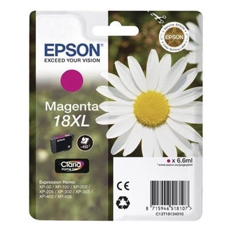 Μελάνι Epson 18XL Magenta 450pgs C13T18134012