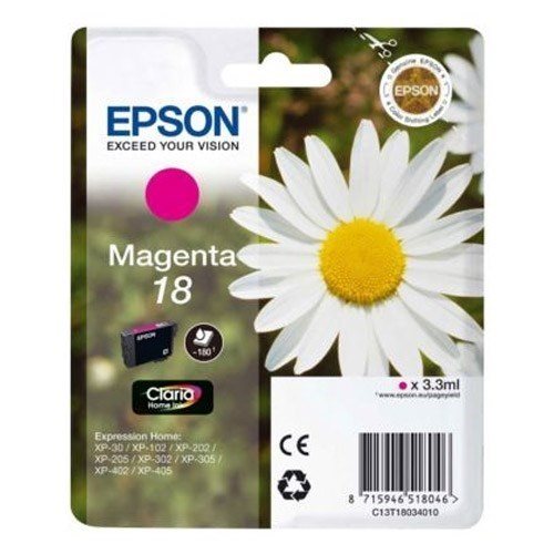 Μελάνι Epson 18 Magenta 180pgs C13T18034012