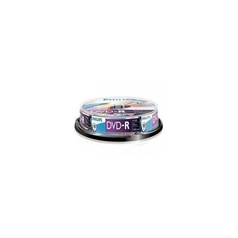 Dvd-R Philips 120min Κορίνα 10τεμ.