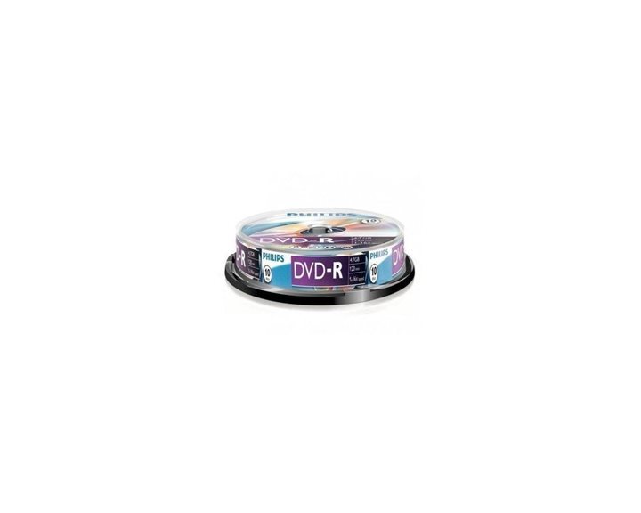 Dvd-R Philips 120min Κορίνα 10τεμ.