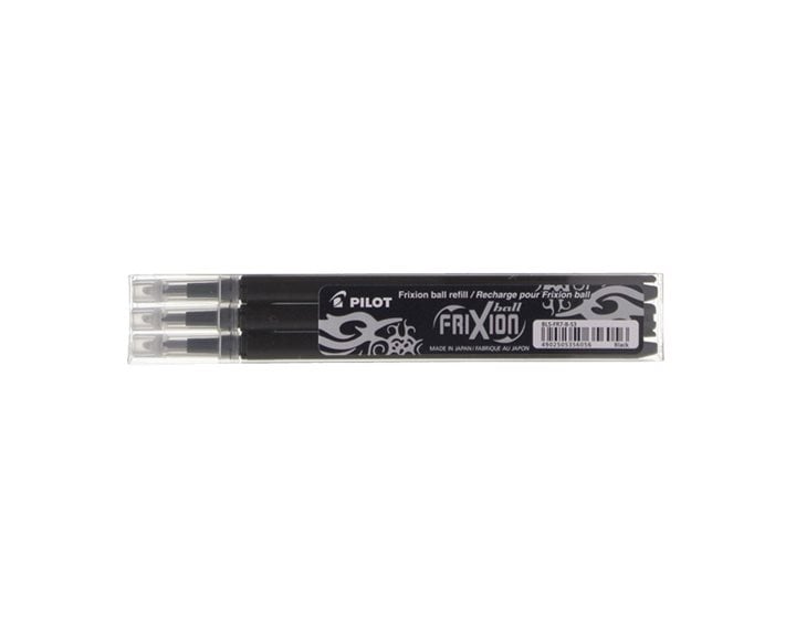 Pilot Ανταλλακτικό Frixion Ball 0.7mm Μαύρο 3τεμ.