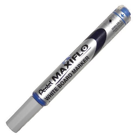 Μαρκαδόρος Pentel White Board MWL5S-C Λεπτ.Μπλε