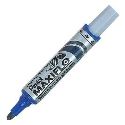 Μαρκαδόρος Pentel Maxiflo White Board MWL5MC Medium Μπλε