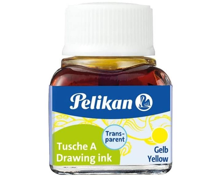Σινική Μελάνη Pelikan10ml 523/5 Κίτρινη