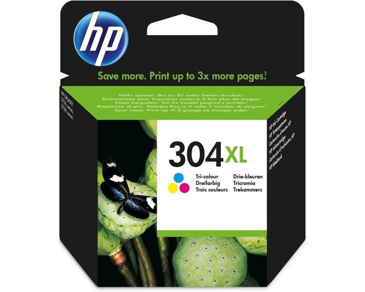 Μελάνι HP 304XL tri-colour N9K07AE