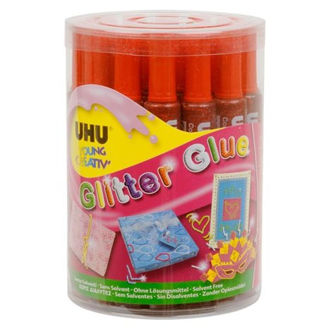Κόλλα Uhu Glitter Glue 20ml Prc24