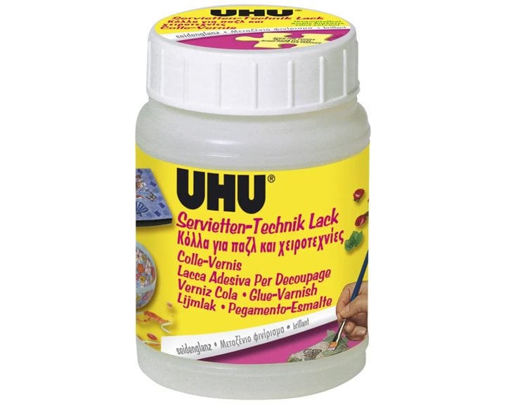 Κόλλα Uhu Glue Varnish Παζλ-Χειροτεχνίας 150ml