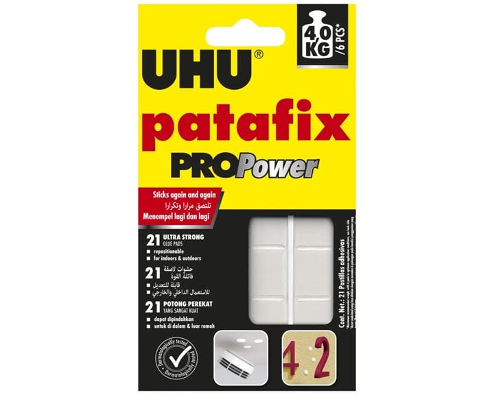 Uhu Patafix Propower Κολλάει Και Ξανακολλάει
