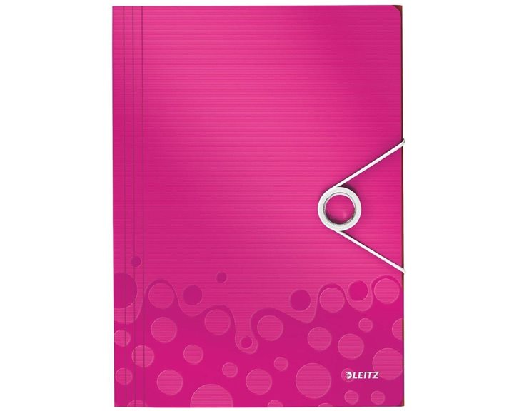 Ντοσιέ A4 Leitz PP Με Λάστιχο Pink 4599-00-23