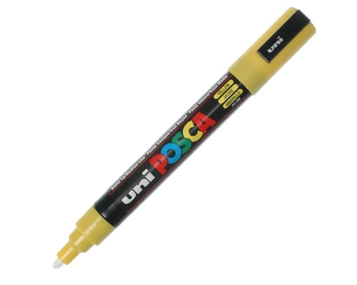 Μαρκαδόρος Uni Posca PC-5M ΜΑΥΡΟ