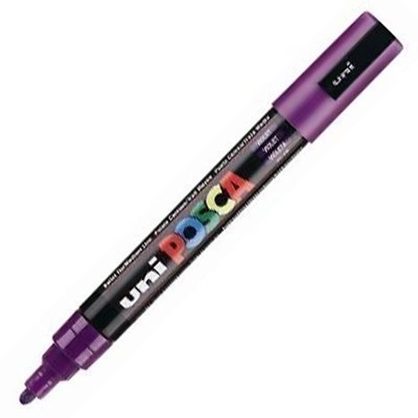 Μαρκαδόρος Uni Posca PC-5M Μωβ