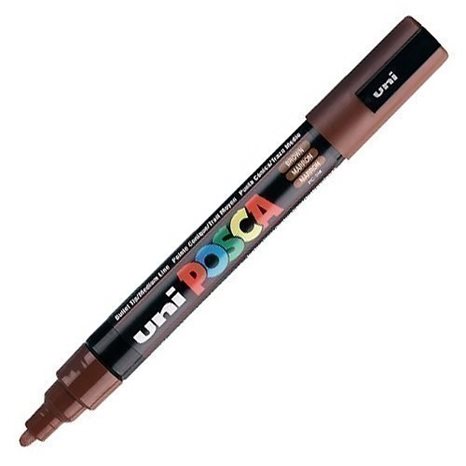 Μαρκαδόρος Uni Posca PC-5M Καφέ