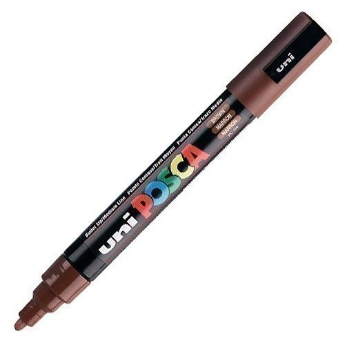 Μαρκαδόρος Uni Posca PC-5M Καφέ