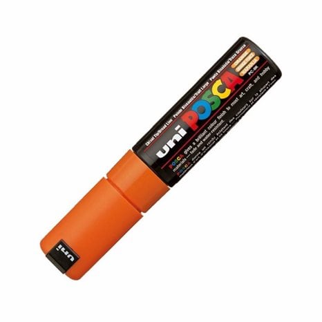 Μαρκαδόρος Uni Posca PC-8K Πορτοκάλι