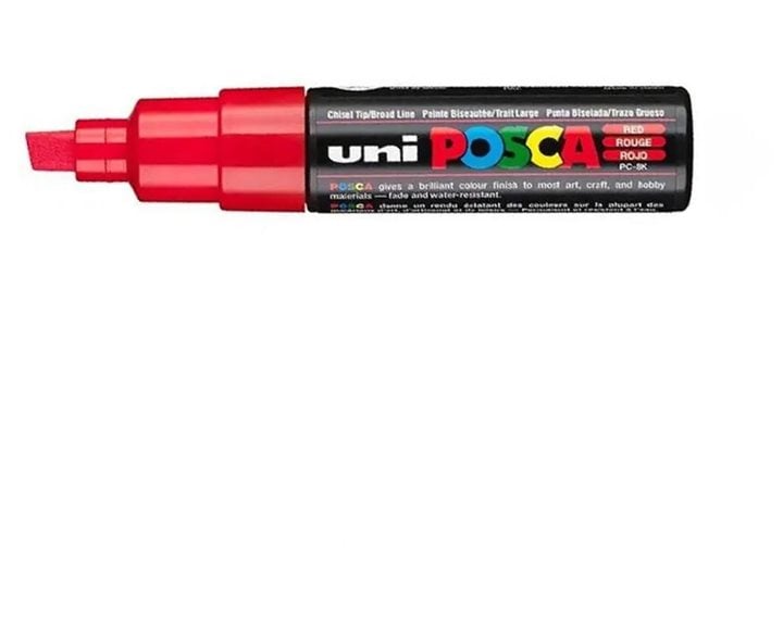 Μαρκαδόρος Uni Posca PC-8K Κόκκινος