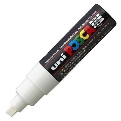 Μαρκαδόρος Uni Posca PC-8K Λευκός