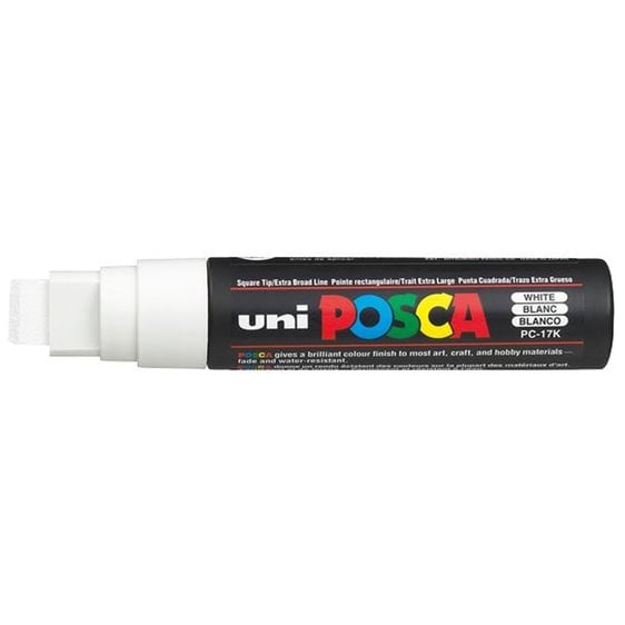 Μαρκαδόρος Uni Posca PC-17K Άσπρος