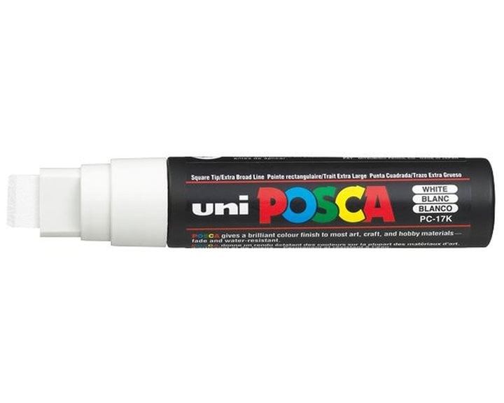 Μαρκαδόρος Uni Posca PC-17K Άσπρος