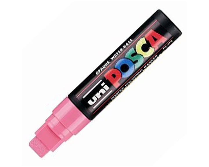 ΜΑΡΚΑΔΟΡΟΣ UNI POSCA PC-17K ΡΟΖ ΓΙΓΑΣ