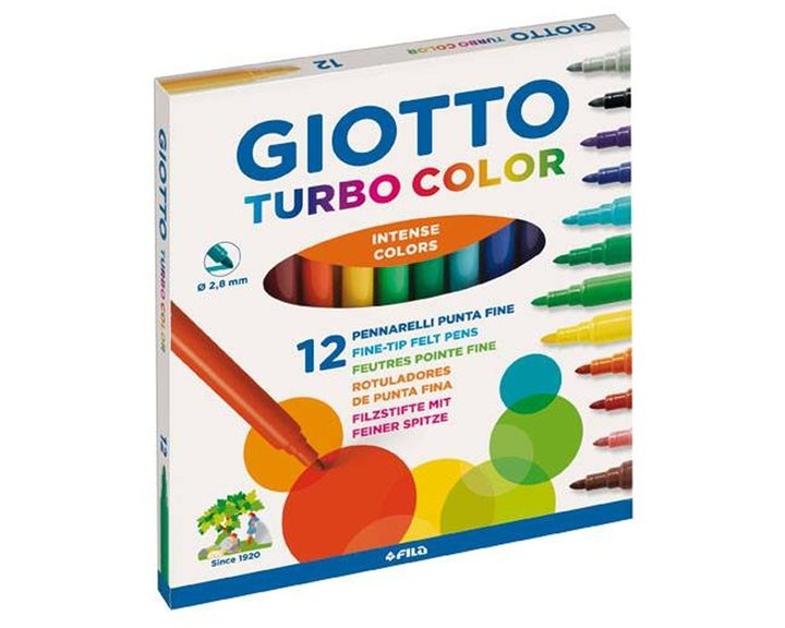 Μαρκάδορος Giotto Turbo Color 2.8mm 12 Τεμ.