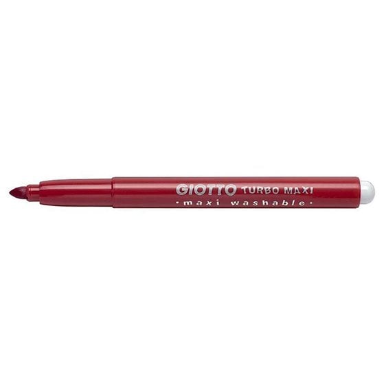 Μαρκαδόρος Giotto 12 Τεμ, Turbo Maxi Κόκκινος