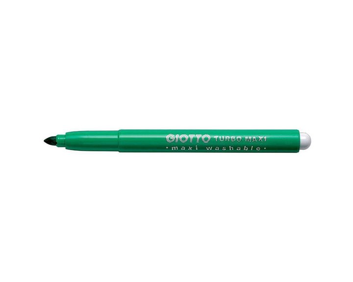 Μαρκαδόρος Giotto 12 Τεμ, Turbo Maxi Πράσινος 456020