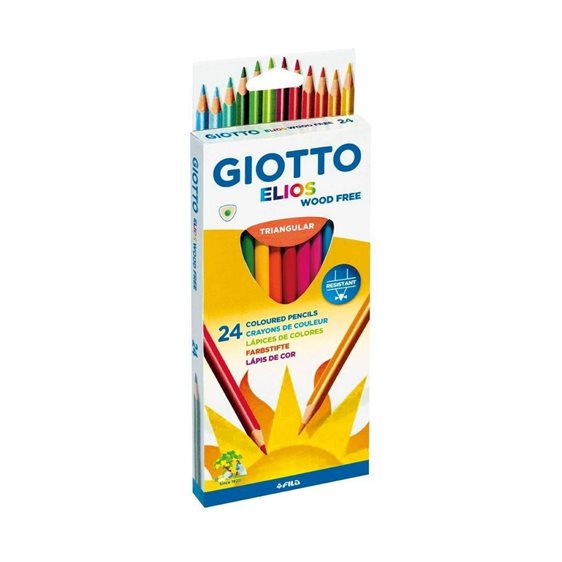 Ξυλομπογιά Giotto Τριγωνική Elios 24Tεμ.