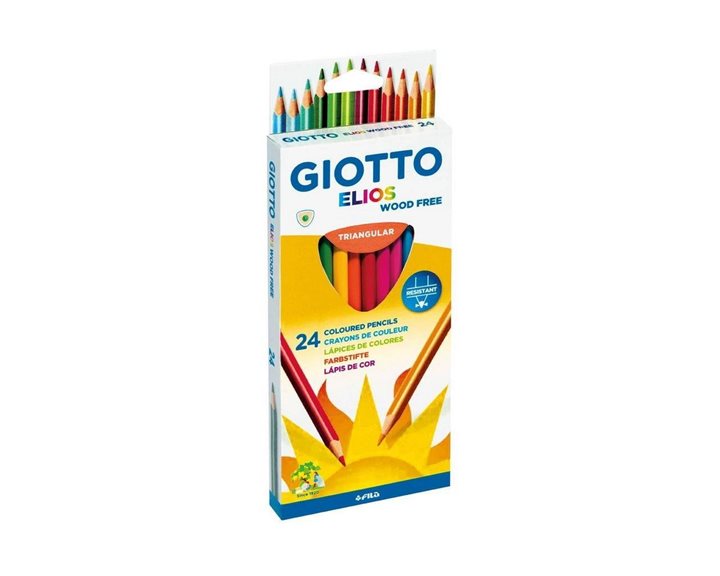 Ξυλομπογιά Giotto Τριγωνική Elios 24Tεμ.