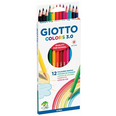 Ξυλομπογιές Giotto Colors 3.0 12τεμ.