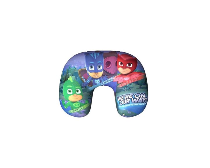 Μαξιλαράκι Ταξιδίου Λαιμού Φουσκωτό 28χ35cm PJ Masks