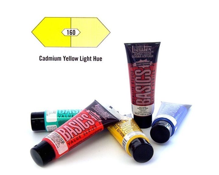 Liquitex 118 ml Basics 160 Cadmium Yellow Light Hue