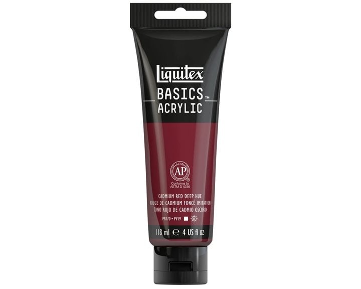 Liquitex 118 Ml Basics 311 Cadmium Red Deep Hue