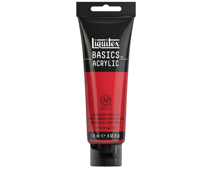Liquitex 118 Ml Basics 151 Cadmium Red Medium Hue