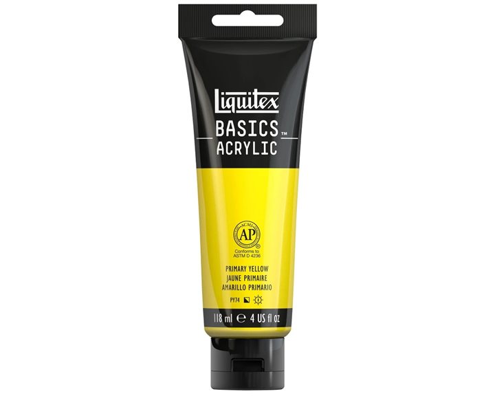 Liquitex 118 Ml Basics 410 Primary Yellow